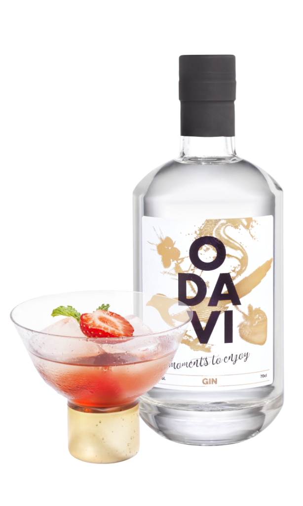 odavi gin en glas